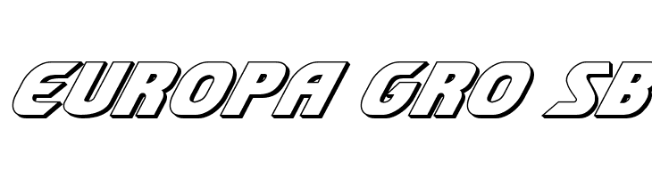 Shining Herald 3D Italic  Free Fonts Download