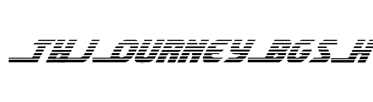 Shining Herald Gradient Italic  Free Fonts Download