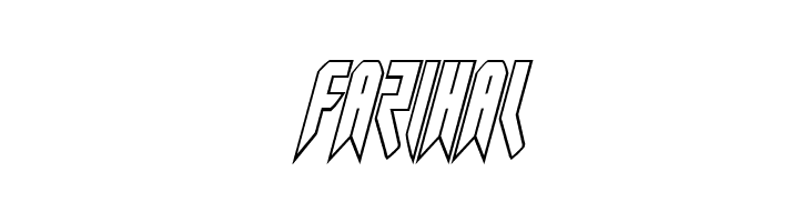 Opus Magnus Outline Condensed Italic  Free Fonts Download