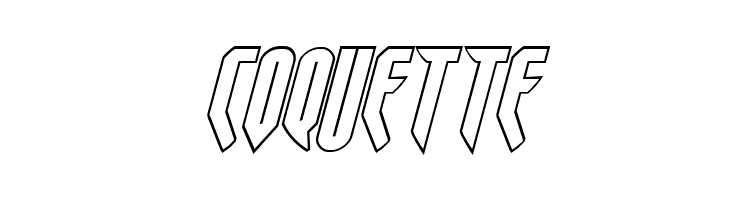 Opus Magnus Outline Italic  Free Fonts Download