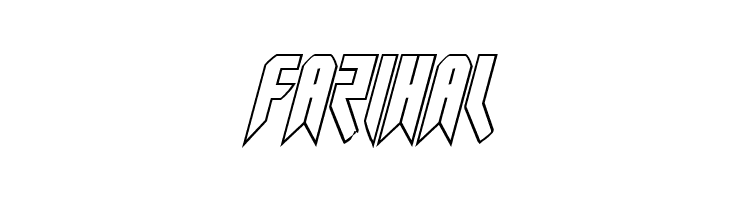 Opus Magnus Outline Italic  Free Fonts Download