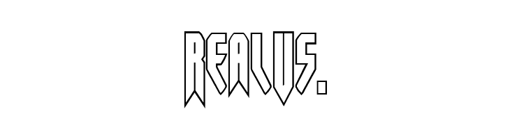 Opus Magnus Outline Condensed  Free Fonts Download