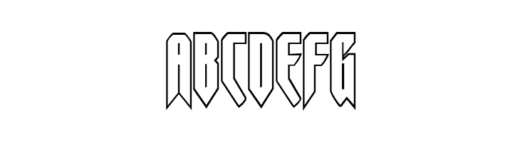 Opus Magnus Outline Regular  Free Fonts Download