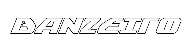 Global Dynamics Outline Italic  Free Fonts Download