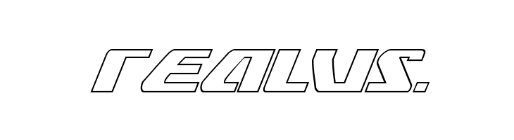 Global Dynamics Outline Italic  Free Fonts Download