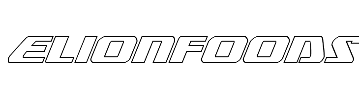 Global Dynamics Outline Italic  Free Fonts Download