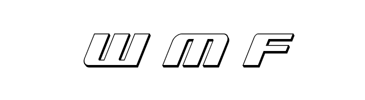 Global Dynamics 3D Italic  Free Fonts Download