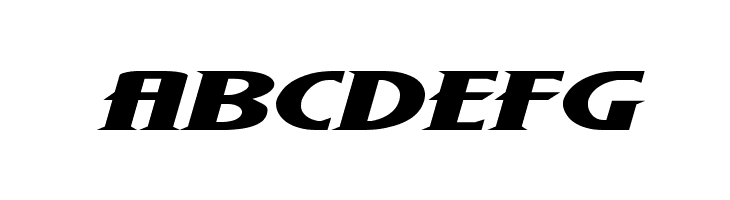 Wolf's Bane II Super-Expand Italic  Free Fonts Download