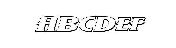 Wolf's Bane II Super-Expand 3D Italic  Free Fonts Download