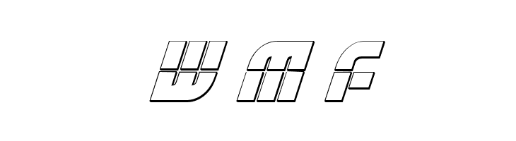 Rebel Command 3D Italic  Free Fonts Download