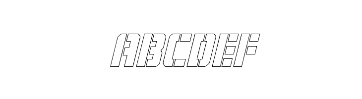 Covert Ops Outline Italic  Free Fonts Download