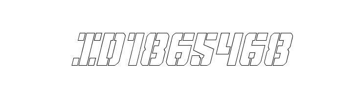 Covert Ops Outline Italic  Free Fonts Download