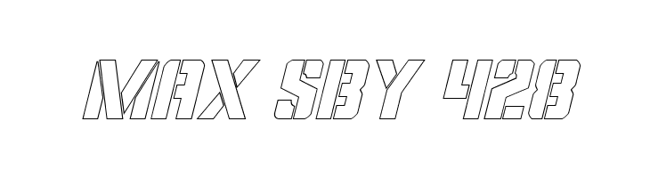 Covert Ops Outline Italic  Free Fonts Download