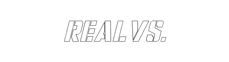 Covert Ops Outline Italic  Free Fonts Download