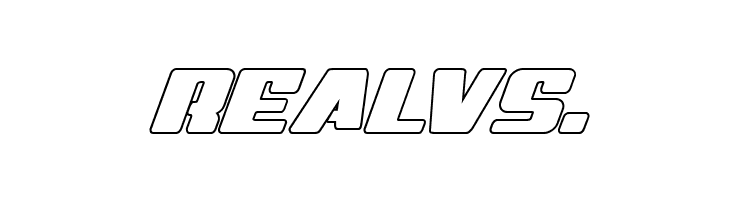 Virgin Hybrid Outline  Free Fonts Download