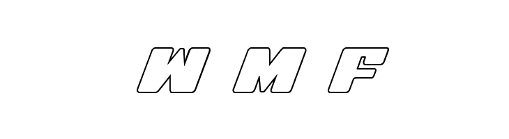 Virgin Hybrid Outline  Free Fonts Download