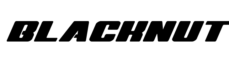 BLACKNUT Virgin Hybrid Expanded Font