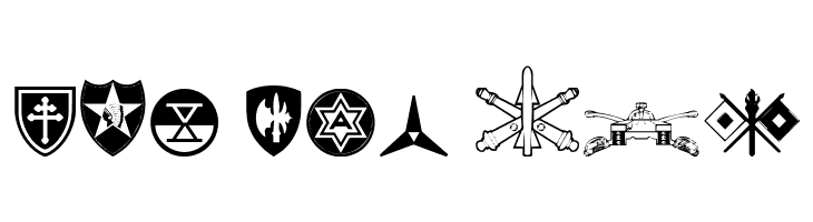 US Army II  Free Fonts Download