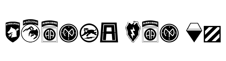 US Army II  Free Fonts Download
