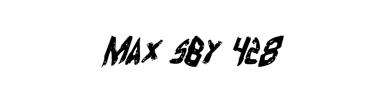 Cyrus the Virus Italic  Free Fonts Download