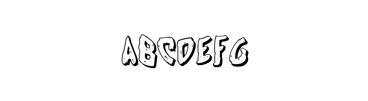 Cyrus the Virus 3D Regular  Free Fonts Download