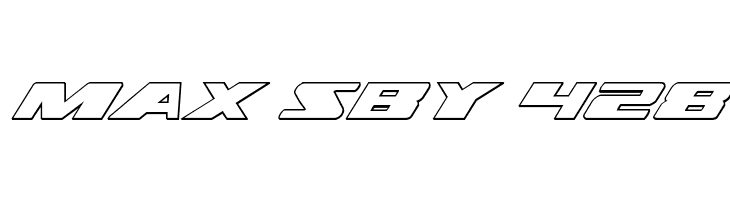 Dassault 3D Italic  Free Fonts Download