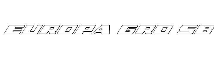 Dassault 3D Italic  Free Fonts Download