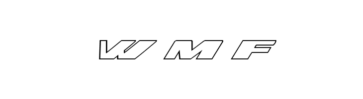 Dassault Outline Italic  Free Fonts Download