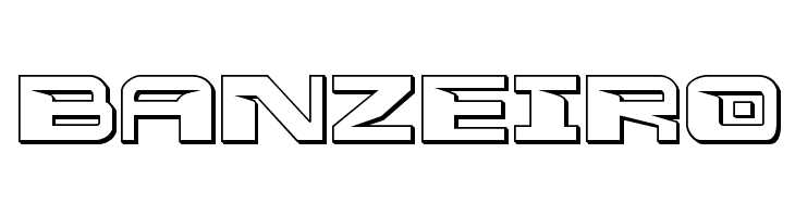 Interdiction 3D Regular  Free Fonts Download