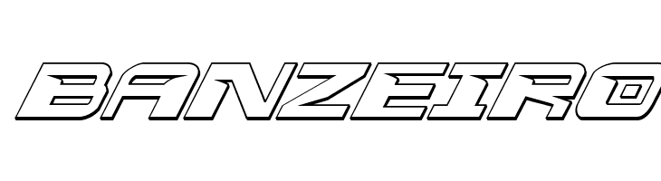 Interdiction 3D Italic  Free Fonts Download