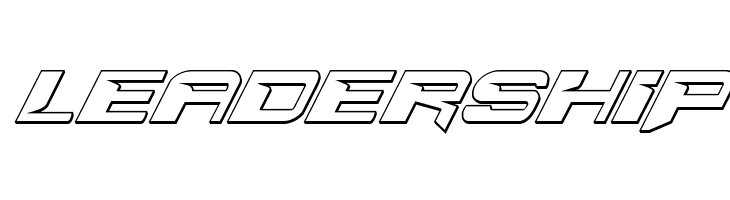 Interdiction 3D Italic  Free Fonts Download