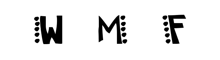 Krisdotty  Free Fonts Download