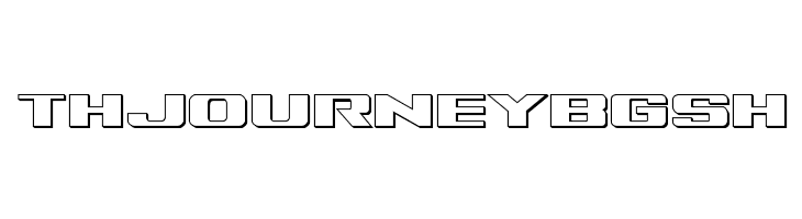 Tigershark 3D Regular  Free Fonts Download