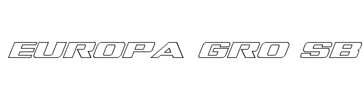Tigershark Outline Italic  Free Fonts Download