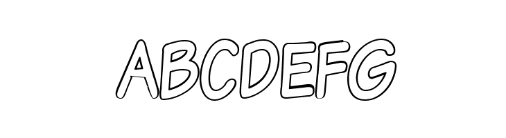 VTCSundayKomixTallOutline  Free Fonts Download