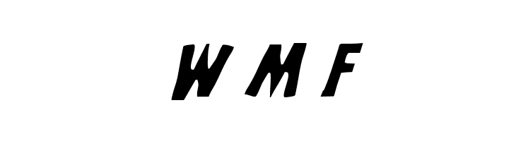 Grim Ghost Expanded Italic  Free Fonts Download