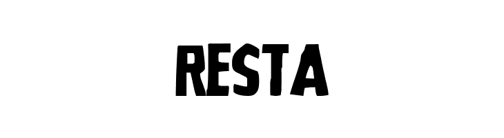 RESTA Grim Ghost Expanded Font