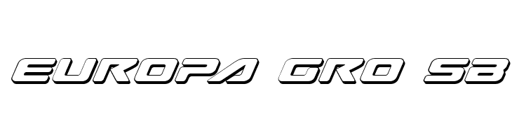 Sea-Dog 3D Italic  Free Fonts Download