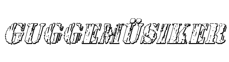 Wetworks 3D Italic  Free Fonts Download