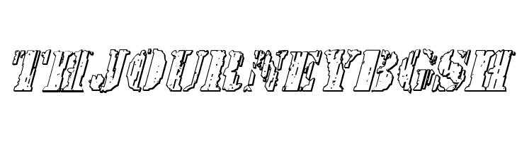 Wetworks 3D Italic  Free Fonts Download