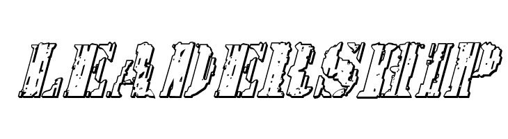 Wetworks 3D Italic  Free Fonts Download