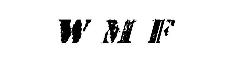 Wetworks Expanded Italic  Free Fonts Download