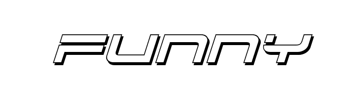 Dodger 3D Italic  Free Fonts Download