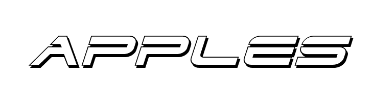 Dodger 3D Italic  Free Fonts Download