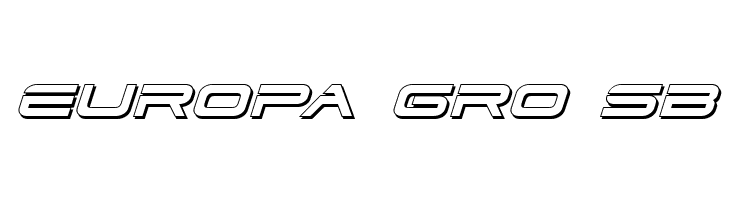 Dodger 3D Italic  Free Fonts Download