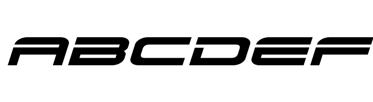 Dodger Expanded Italic  Free Fonts Download