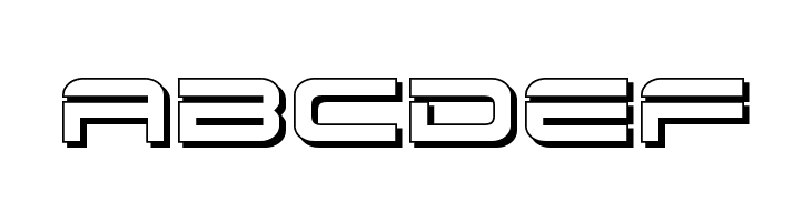 Dodger 3D  Free Fonts Download