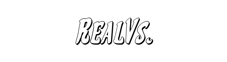 Eskindar 3D Italic  Free Fonts Download