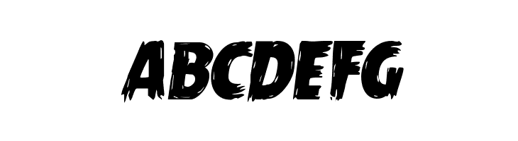 Mrs. Monster Italic  Free Fonts Download