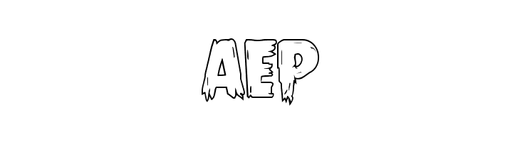 Mrs. Monster Outline  Free Fonts Download